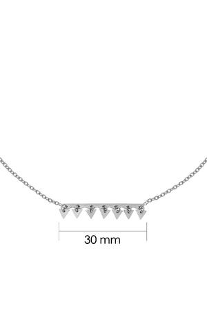 Halskette Triangular Silber Edelstahl h5 Bild2